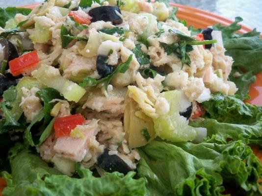 salada de atum grega