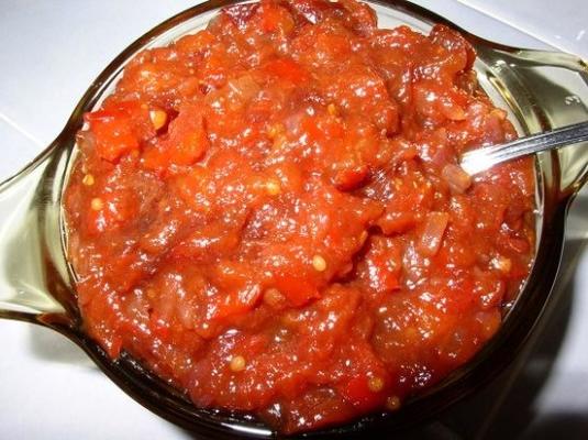 chutney de tomate vermelho
