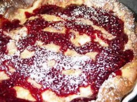 mondlukaka - sobremesa de bolo de amêndoa islandesa