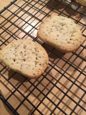 bolinhos de limão biscoitos de semente de papoula