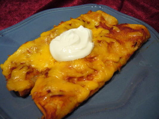 enchiladas de queijo e cebola