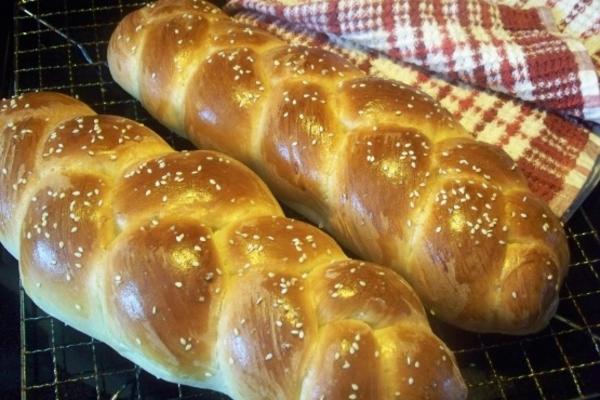 pão challah trançado (máquina de pão)