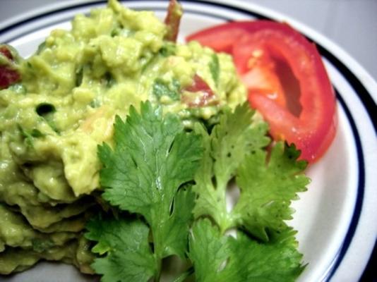guacamole de coentro
