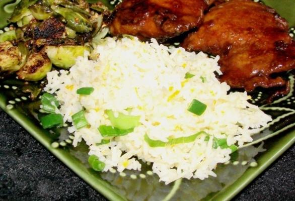 arroz de jasmim cítrico