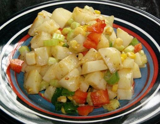 salada de batata pimentão