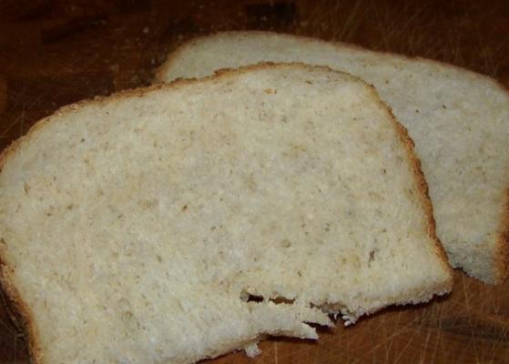 pão de aveia mel - (máquina de pão)