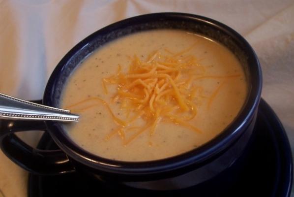 creme de sopa de queijo couve-flor