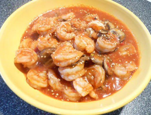 camarão szechuan frite