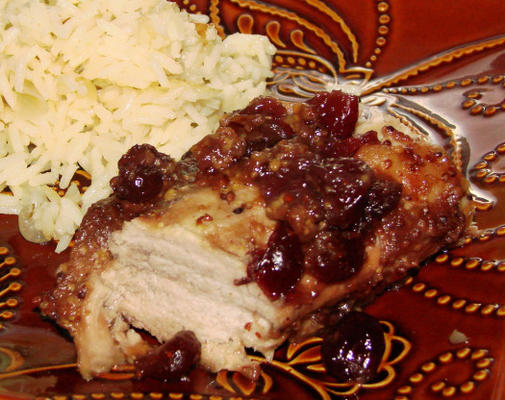 lombo de porco cranberry-mostarda