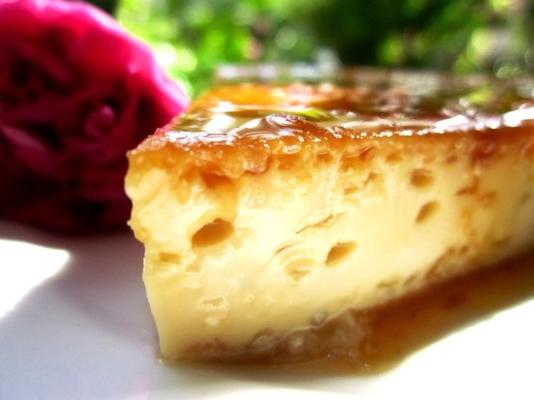 flan de café caramelizado