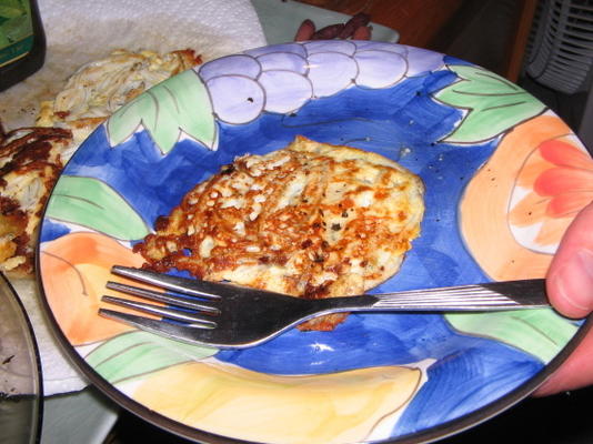 rissóis de whitebait da costa oeste