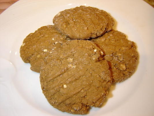 biscoitos de melaço de aveia com baixo teor de gordura