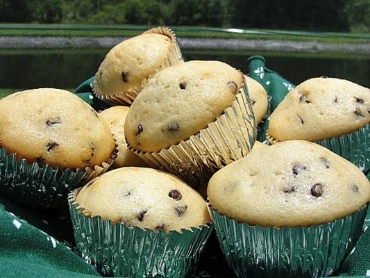 gemas de baunilha com gotas de chocolate