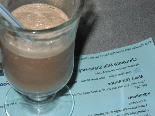 milk shake de chocolate-hcg / fase 2