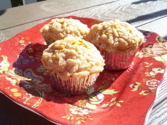 muffins de abóbora com cobertura de crumble (g / f)