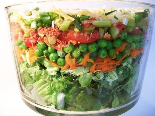 guia da noiva magro para salada de legumes em camadas