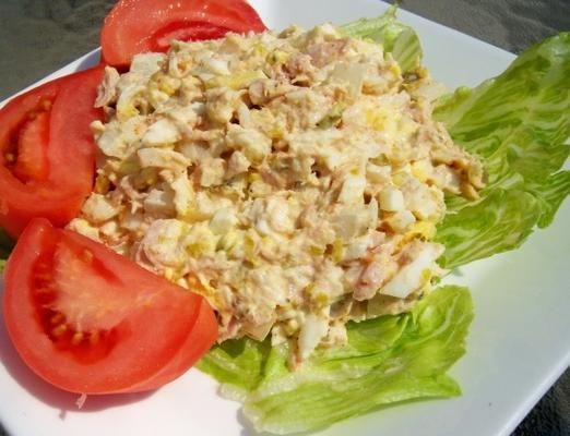 salada de atum, atum e ovo dakota