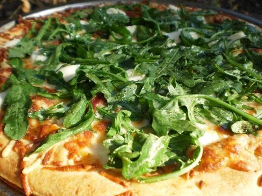 Pizza de biancoverde (verdes em branco)
