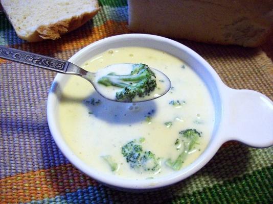 creme incrível de sopa de brócolis