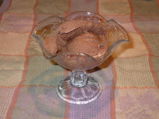 sorvete de chocolate picante mexicano