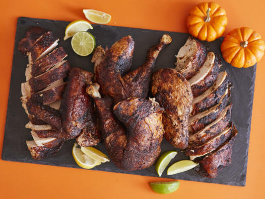 peru frito esfregar com injeção cajun