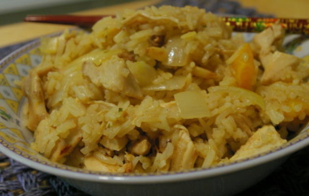 pilaf de frango do Irã