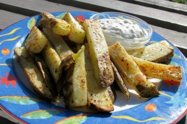 fritas assadas no forno