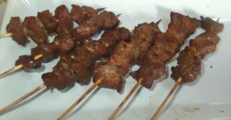 sate babe (sate de porco)