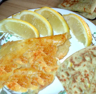 saganaki (queijo frito) estilo grego