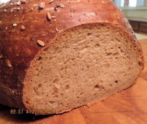 sourdough pão de três grãos (abm)