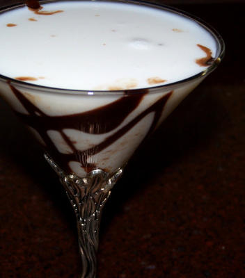 martini de pêra de chocolate