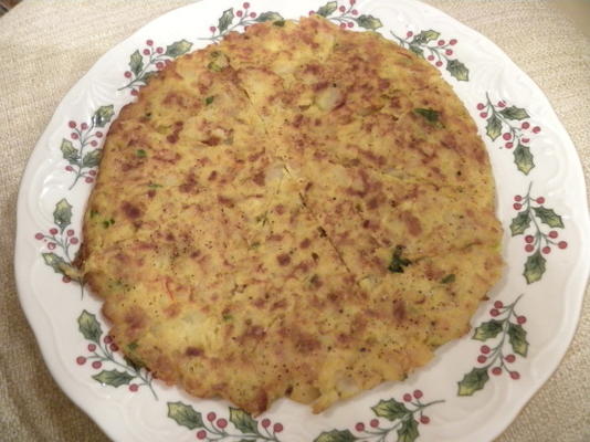 tapas - omelete de açafrão de batata