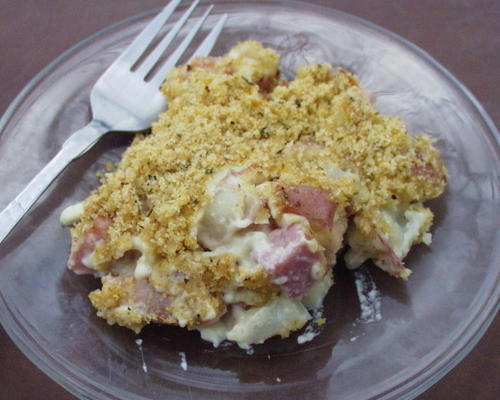 presunto de batata de presunto suíço