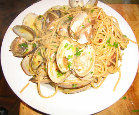 amêijoas e alho inacreditáveis