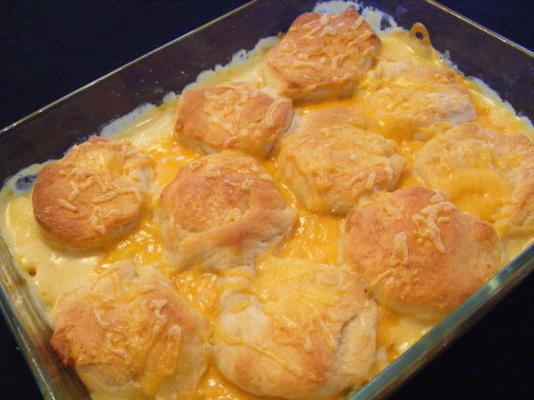 Torta de frango com queijo top biscoito