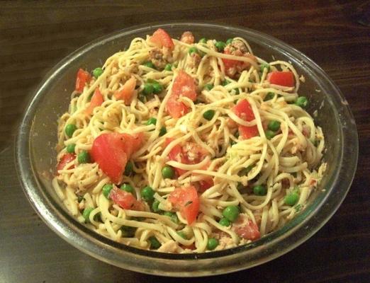 salada de atum linguine