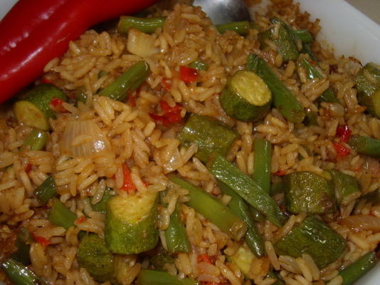 arroz con calabacin (arroz com abobrinha)