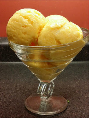 sorvete de manga (helado de mango)
