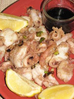 salame chinês - sal frito e pimenta lula