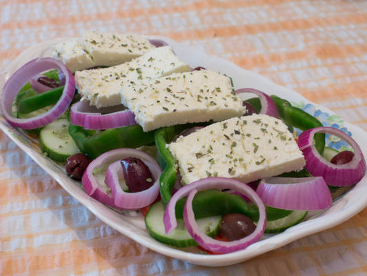 salada grega realmente autêntica