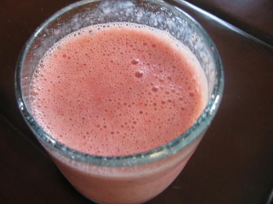 batido de leitelho de morango, 2ª vez