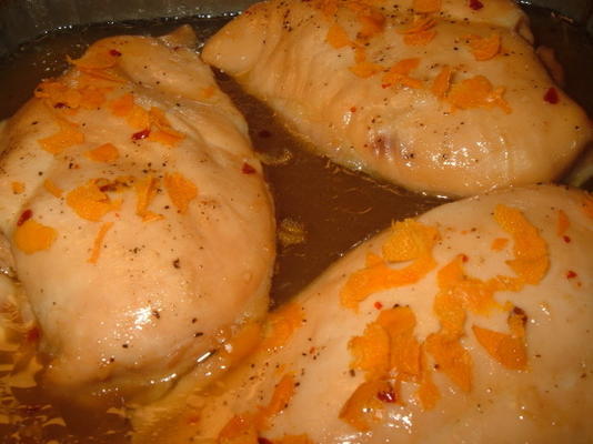 peitos de frango com mel (baixo teor de gordura)