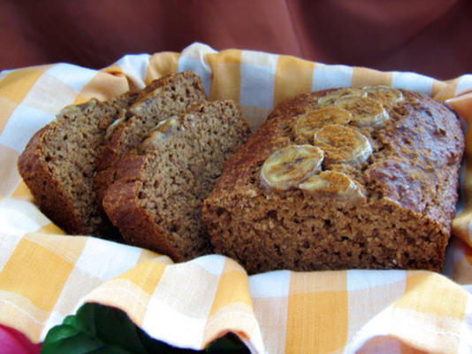 pão de banana gostoso com pouca gordura e alta fibra