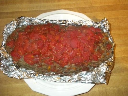 muito bom bolo de carne sem enchimentos, ovos ou migalhas de pão