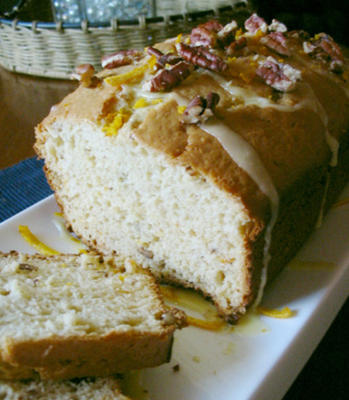 pão de chá de laranja pecan