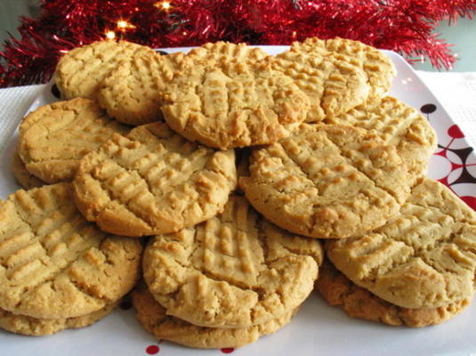 biscoitos de crunch de manteiga de amendoim da mãe