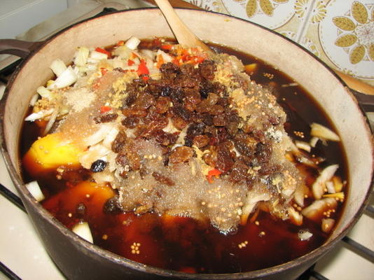chutney de manga e porto