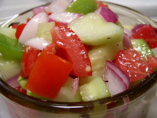 salada simples de legumes marinados 1-2-3