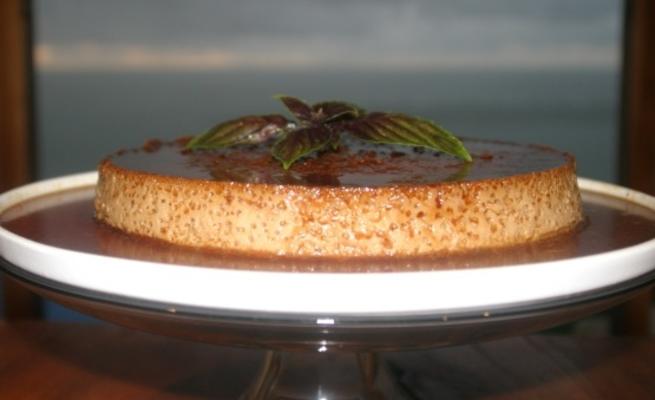 flan de café laranja