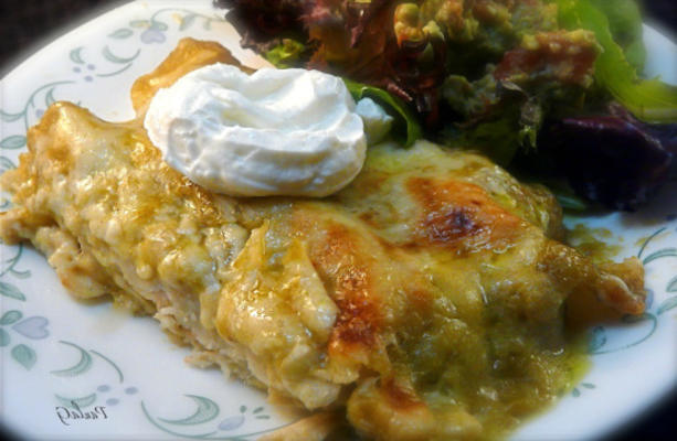 enchiladas de frango verdes